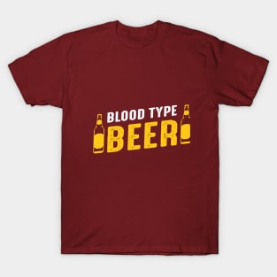 Blood-type ''Beer'' T-Shirt